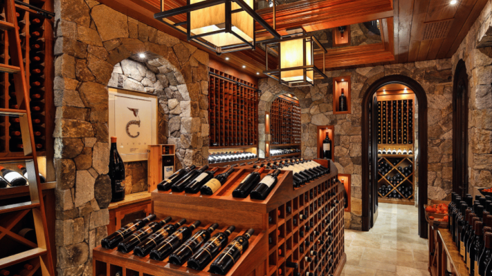 Admire the wine collection at Bana Hills