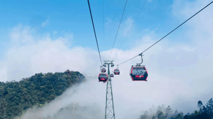 Champa Station Cable Car to Taiga Station