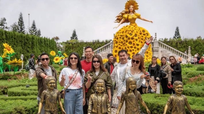 Le Jardin D'Amour Flower Garden bana hills