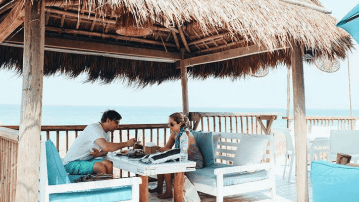 Enjoy fresh seafood at An Bang beach