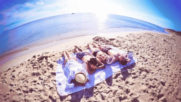 Swim and relax on the sand at An Bang beach